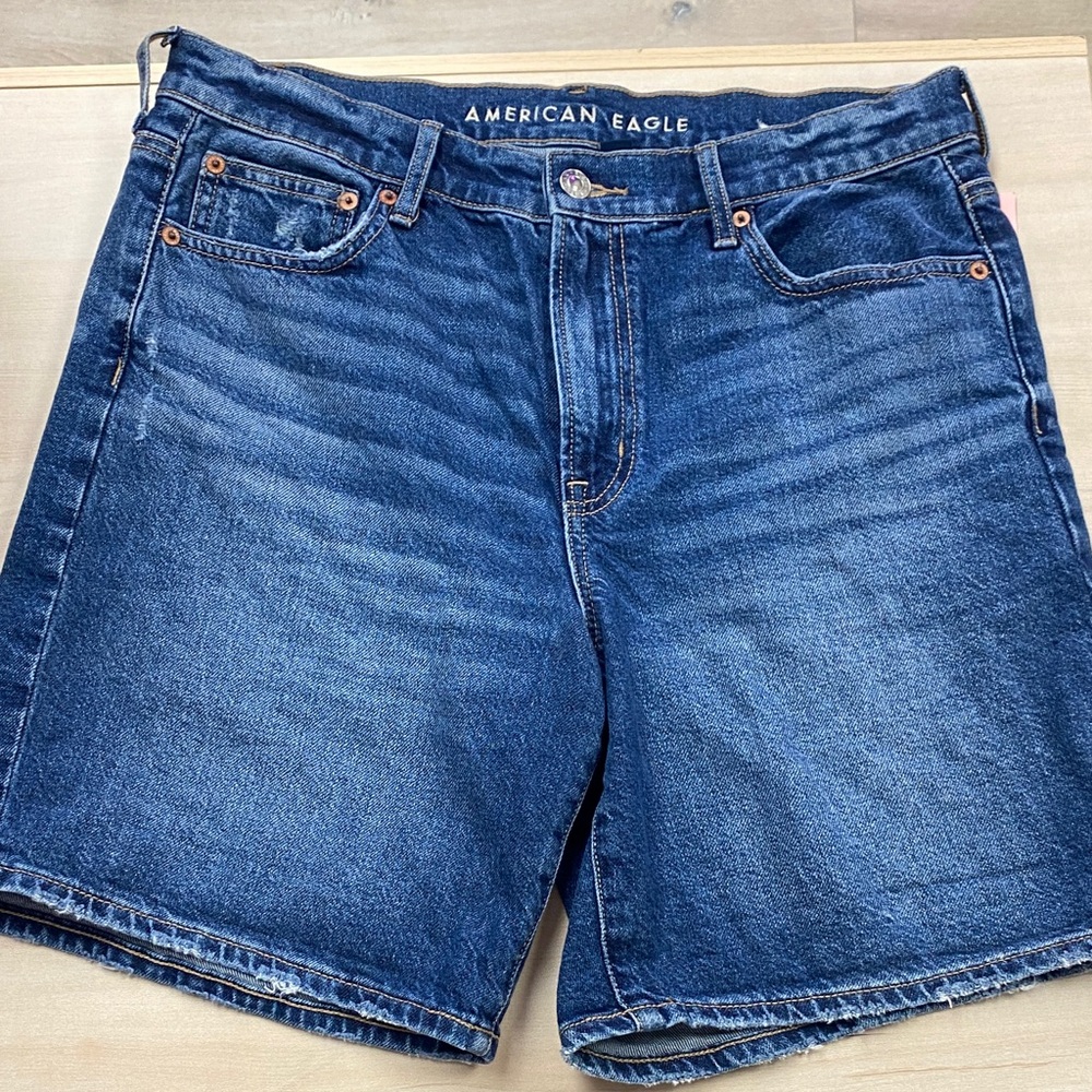 American Eagle Outfitters Dark Blue Jean Shorts sz 8